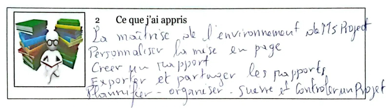 Fiche d’évaluation — Un participant